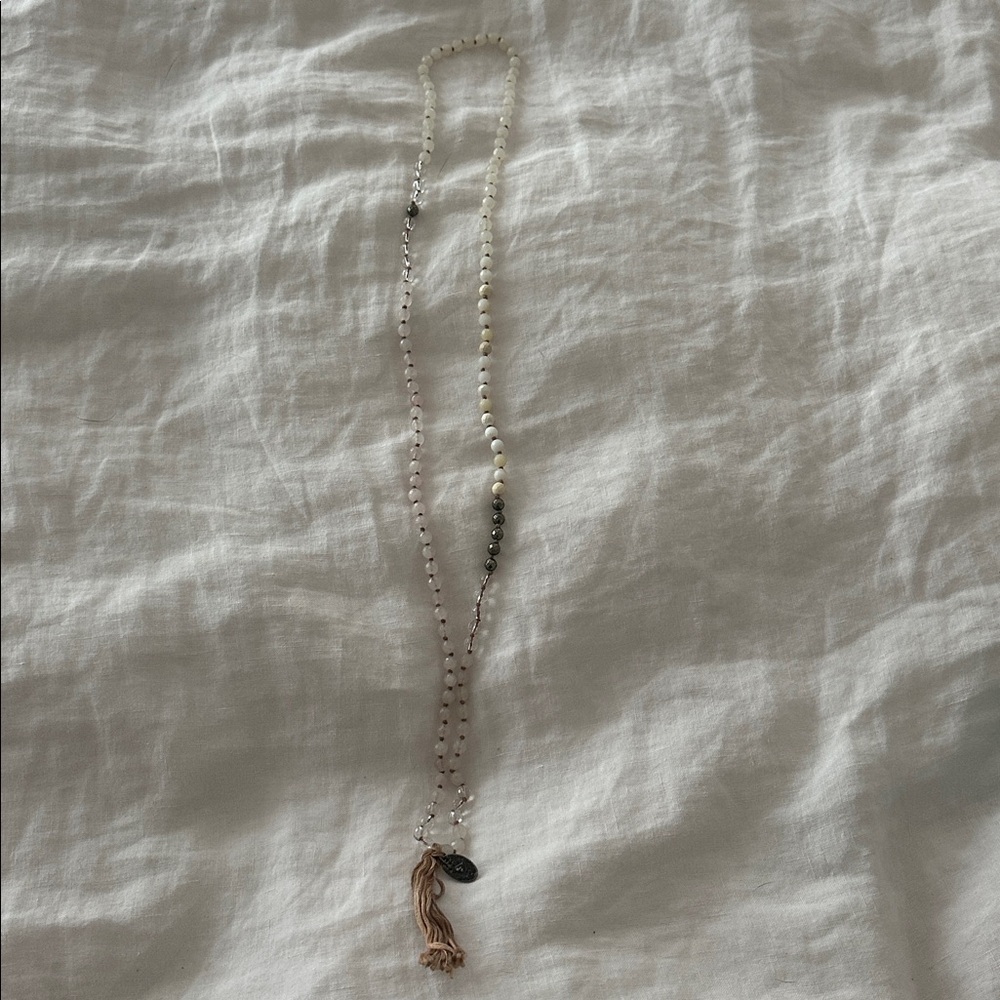 Chan Luu Beaded Necklace with Tassel